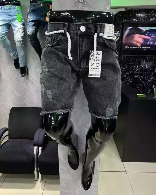 Shorts Jeans - Preto